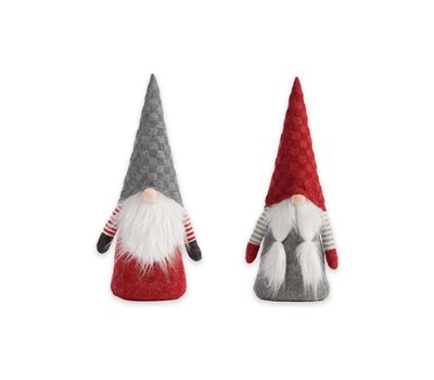 CHRISTMAS DOOR STOPPER GNOME RED HAT 40CM 1