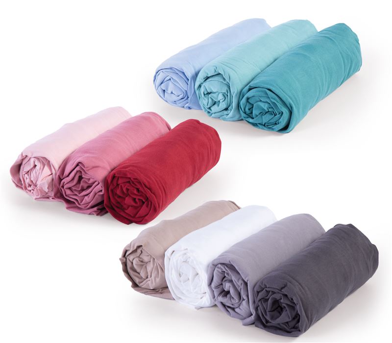 QUEEN SIZE FITTED SHEET JERSEY 160x200+30