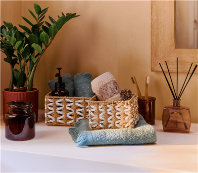 PAPER ROPE STORAGE BASKET 20X20X11 3