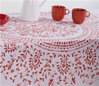 CHRISTMAS TABLECLOTH CELEBRATION 140X180 1