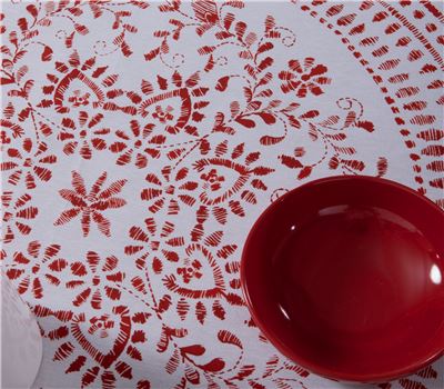 CHRISTMAS TABLECLOTH CELEBRATION 140X180 3