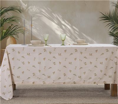 TABLECLOTH OLIVE 150X300