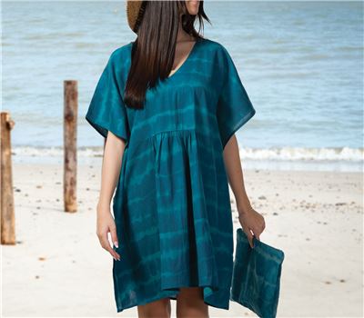 KAFTAN DRESS INSOMNIA BLUE