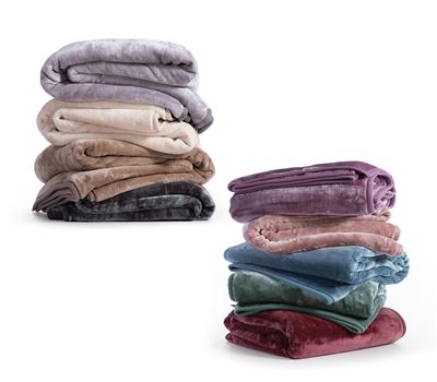 NEW! QUEEN SIZE VELOUR BLANKET LOFT 22 1