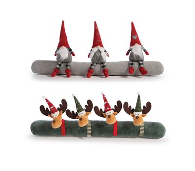 CHRISTMAS DOOR STOPPER 3 GNOMES 32X89 1