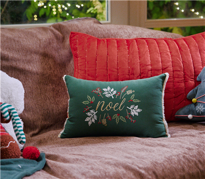 ΧΡΙΣΤΟΥΓΕΝΝΙΑΤΙΚΟ ΔΙΑΚΟΣΜΗΤΙΚΟ ΜΑΞΙΛΑΡΙ NOEL VERDE 30X45 3