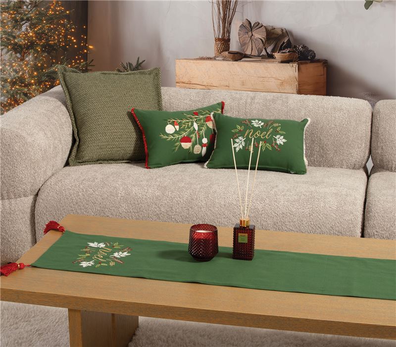 RUNNER NOEL VERDE 33X150