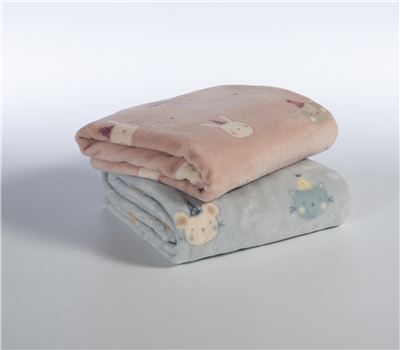 BABY COTBED FLEECE BLANKET SPECIAL PARTY 110X150 3
