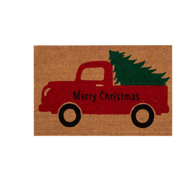 CHRISTMAS DOOR CARPET MERRY CHRS. CAR 40X60