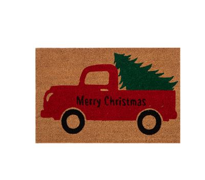 CHRISTMAS DOOR CARPET MERRY CHRS. CAR 40X60