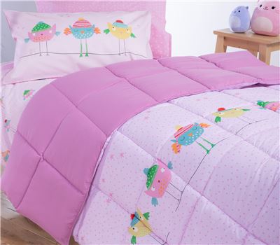 NEW! JUNIOR SINGLE SIZE DUVET TWEET SO SWEET-LOVELY 160X220 1