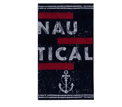 BEACH TOWEL NAUTICAL 100X180