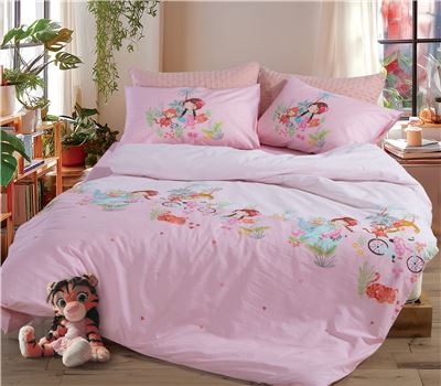 JUNIOR SINGLE SIZE BEDSHEETS SET WELCOME TO INDIA 170X260