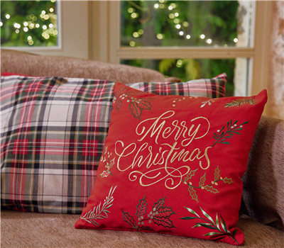 ΧΡΙΣΤΟΥΓΕΝΝΙΑΤΙΚΟ ΔΙΑΚΟΣΜΗΤΙΚΟ ΜΑΞΙΛΑΡΙ CHRISTMAS DECO MERRY 45X45 3