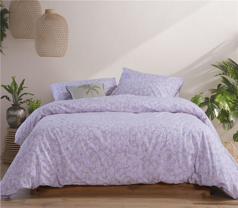 SINGLE SIZE COTTON FITTED BEDSHEETS SET CYLIA