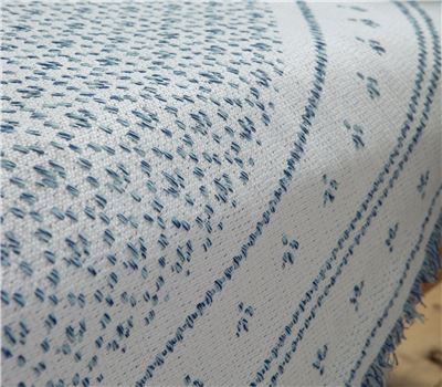 THREE SEATER SOFA THROW ISHMAR BLUE 170X300 2