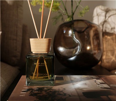 NEW! FRAGRANCE DIFFUSER WITH STICKS TEAKWOOD FOREST 200ml 3