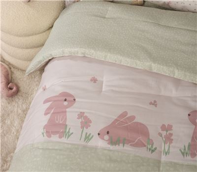 ΒΡΕΦΙΚΟ ΠΑΠΛΩΜΑ COUNTRY BUNNY 110Χ140 2