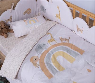 BABY QUILT JUNGLE IN MOTION 110Χ140