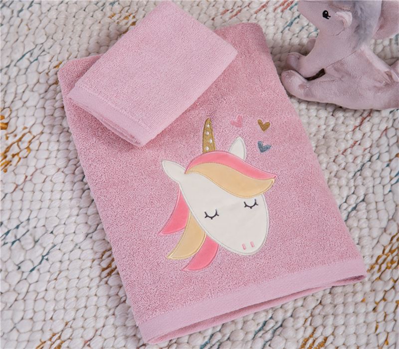 NEW! JUNIOR TOWELS UNICORN FOREVER 2 PCS SET