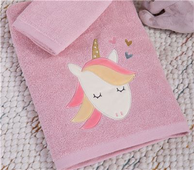 NEW! JUNIOR TOWELS UNICORN FOREVER 2 PCS SET 2