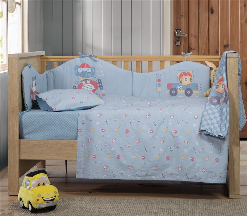 BABY COTBED FLAT SHEETS 3 PCS SET SUPER BOY