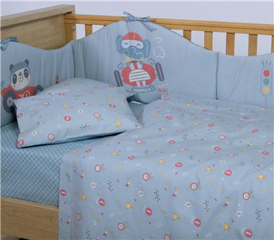 BABY COTBED FLAT SHEETS 3 PCS SET SUPER BOY 1
