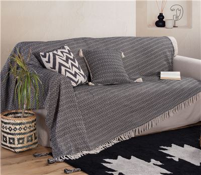 THREE SEATER SOFA THROW ZACKREN 180Χ300 1